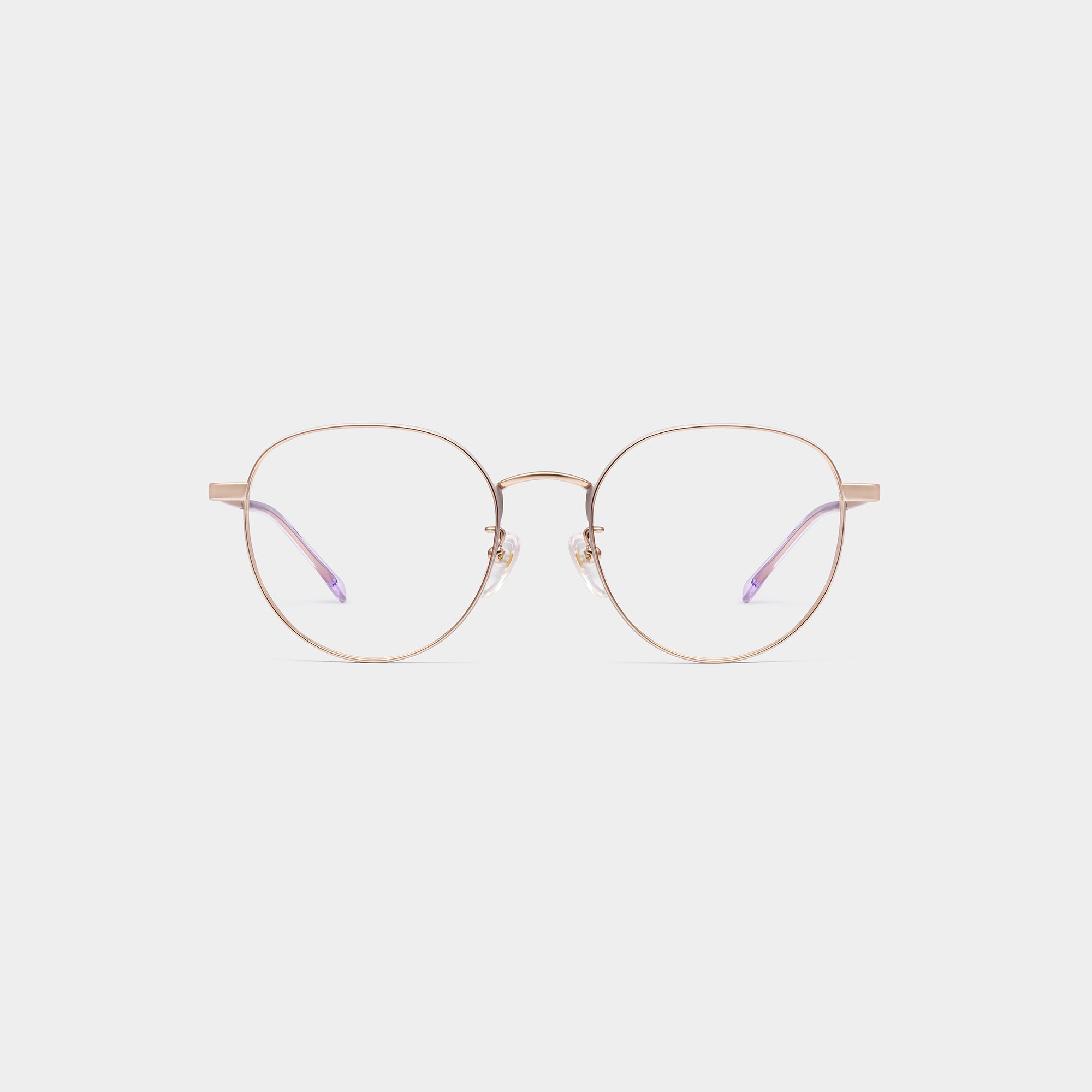 Bravery | Mixed-Titanium Pantos Optical Glasses | JILLSTUART