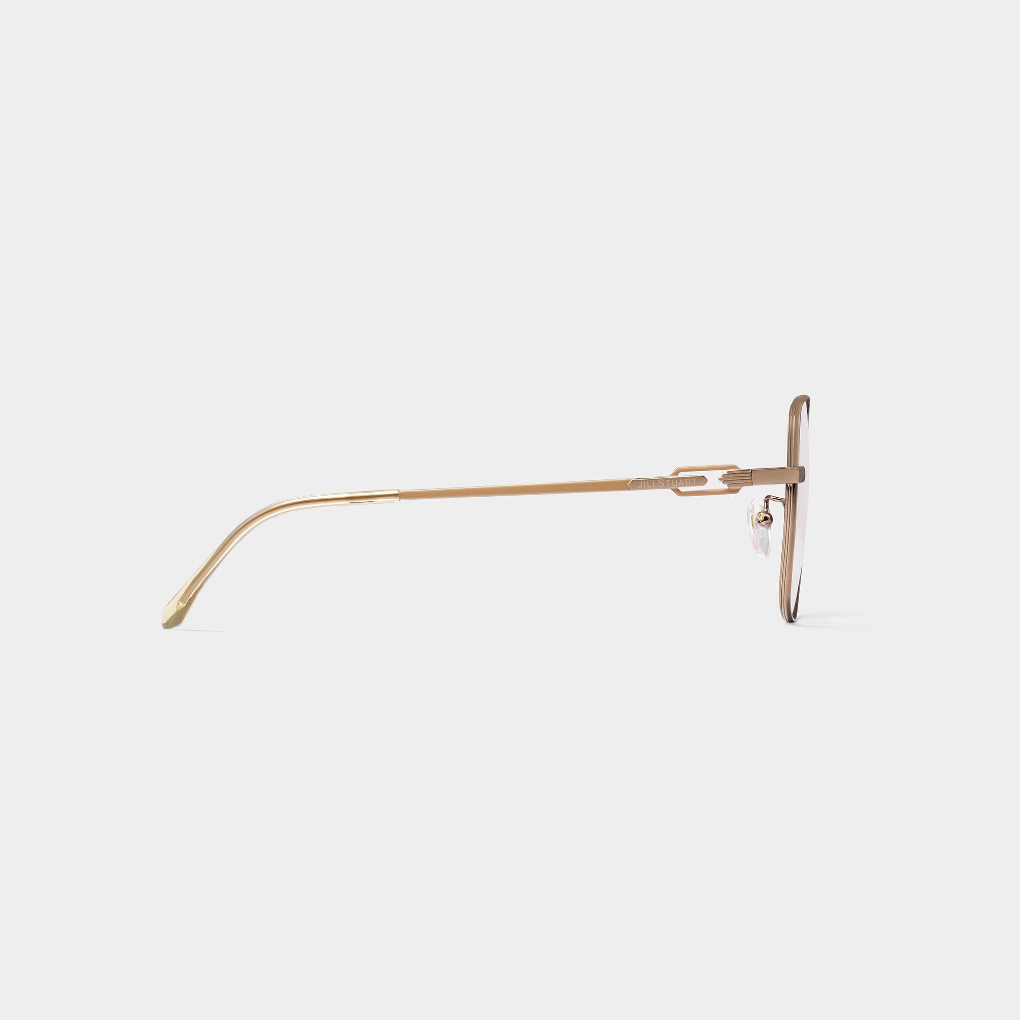 ASPIRATION - Square Mixed Titanium Optical Glasses – JILLSTUART
