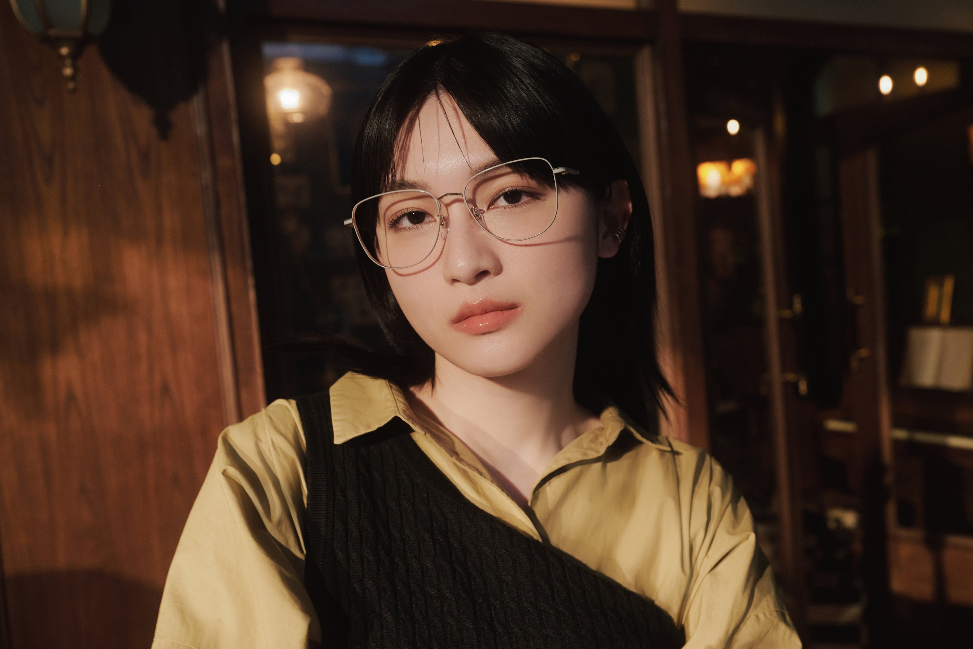 ★ MUUTO★ Titanium Glass XLAB 03 C2 MUX3C2 Rose Gold Rectangle Glasses incl. $0 High Index Lenses with