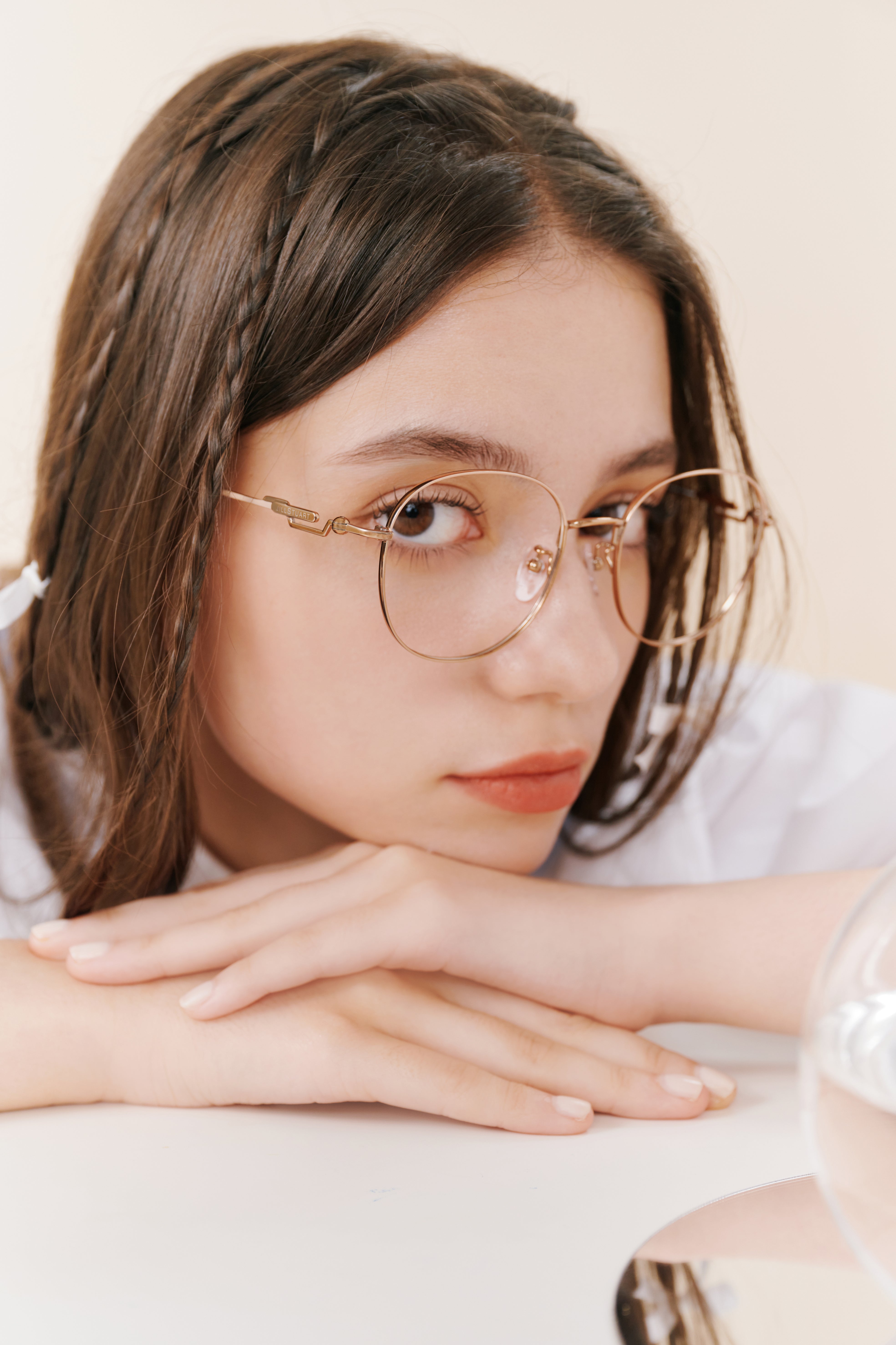 GAMMA | Round Mixed Titanium Optical | JILLSTUART Eyewear
