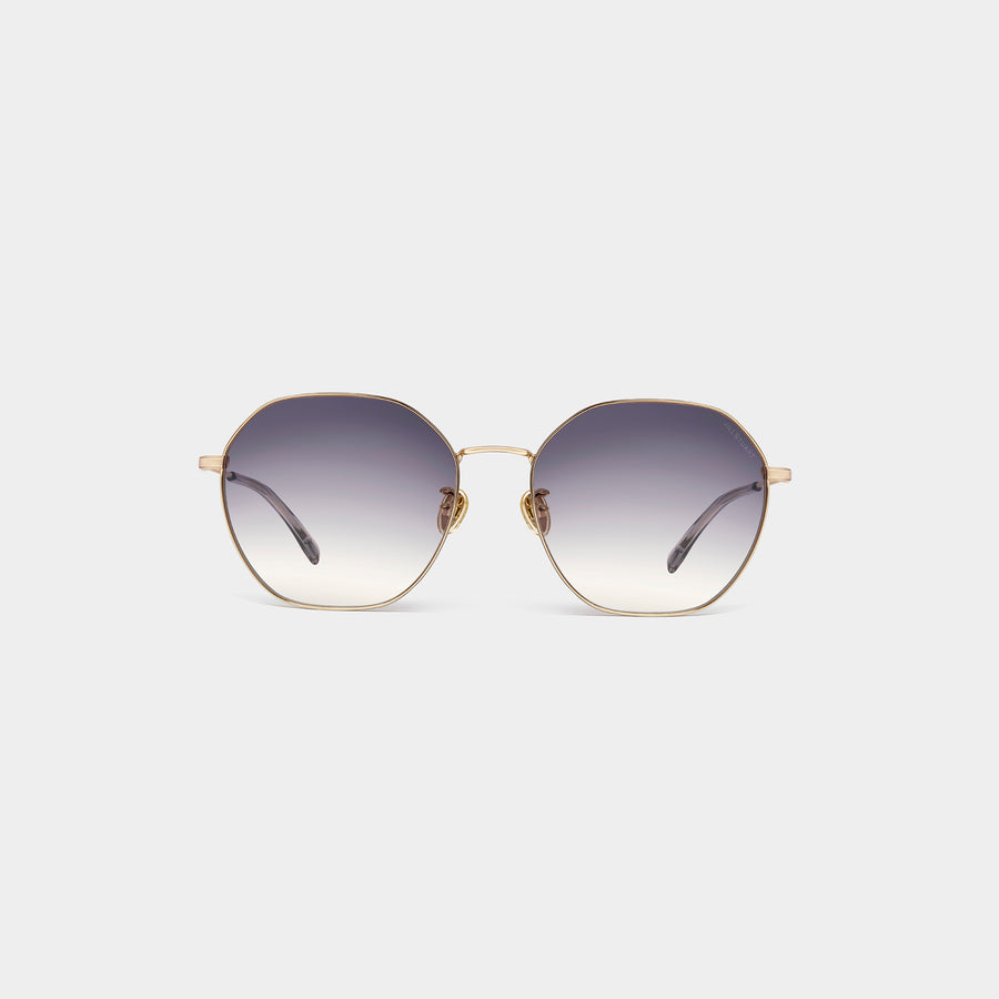 EVELYN - Polygonal Metal Sunglasses