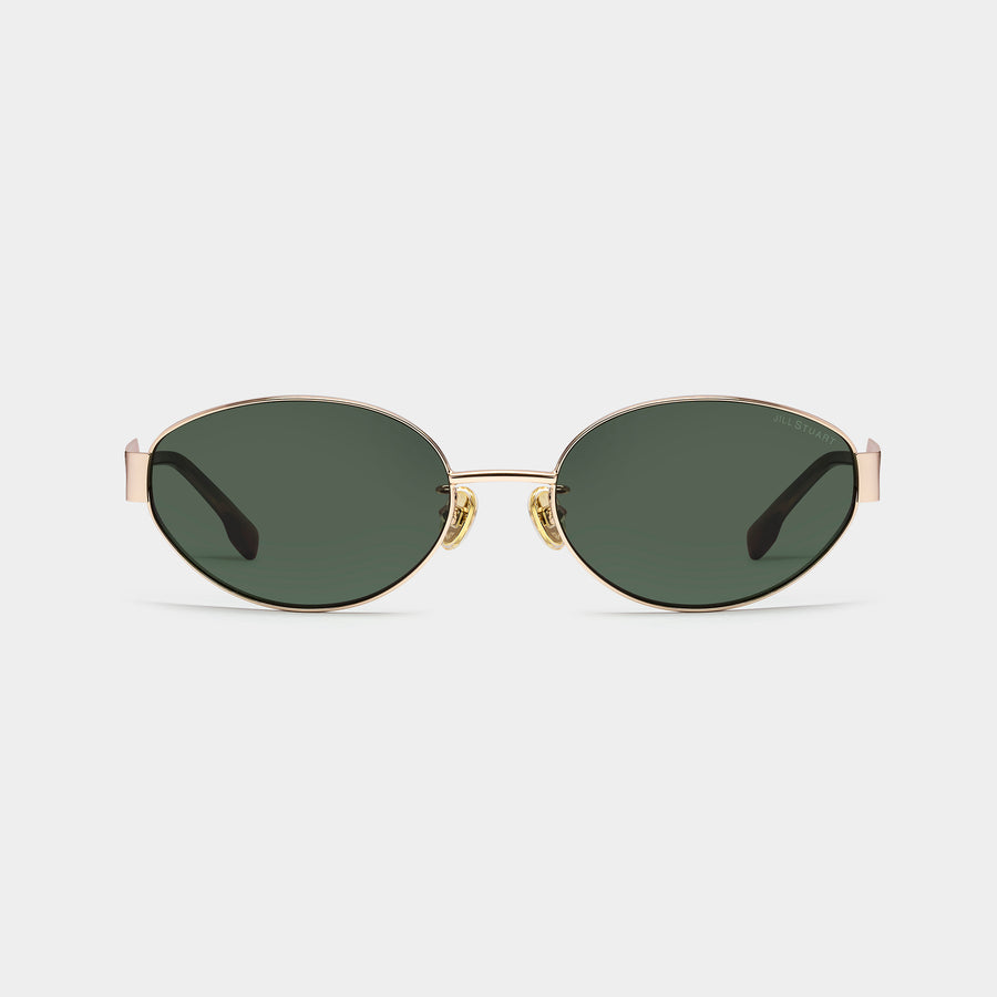 EMINE - Oval Metal Sunglasses