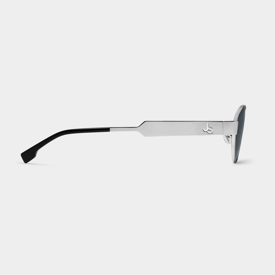 EMINE - Oval Metal Sunglasses