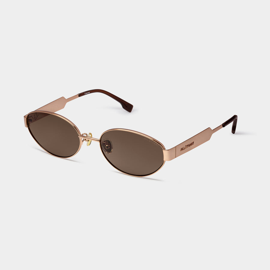 EMINE - Oval Metal Sunglasses