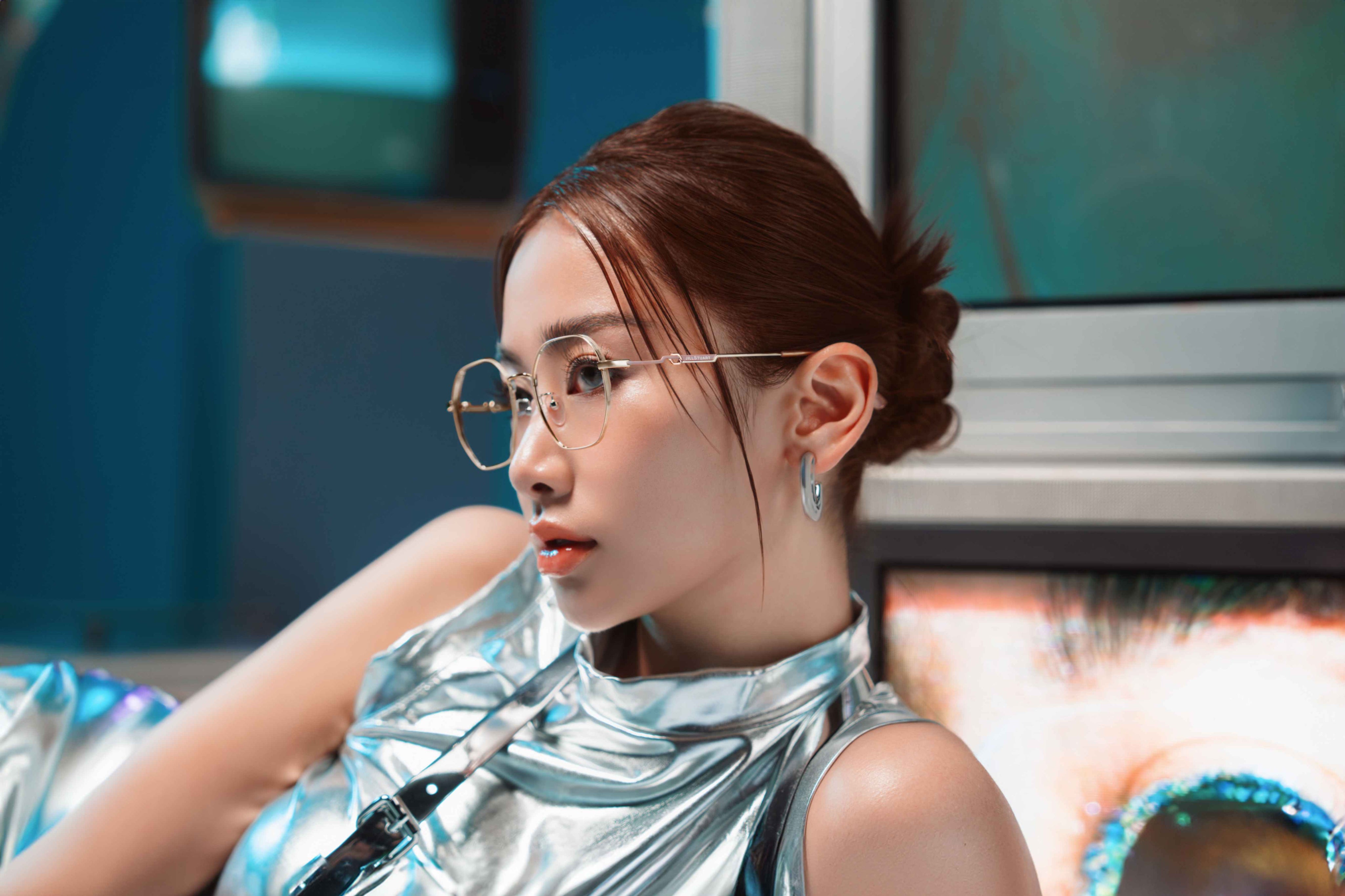 AREND| Polygonal Mixed Titanium Optical | JILLSTUART Eyewear