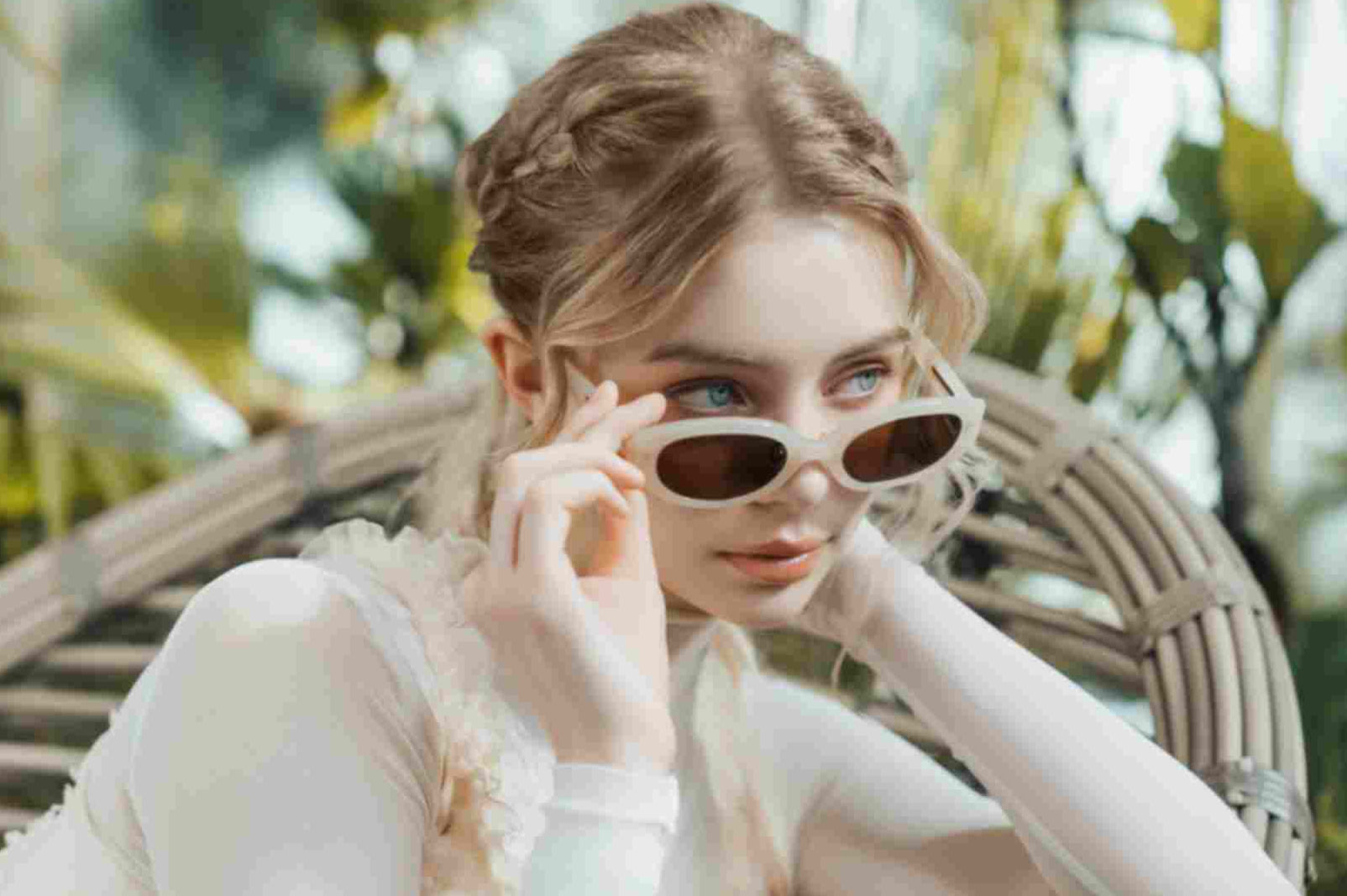 LURIA | Oval Acetate Sunglasses | JILLSTUART Eyewear