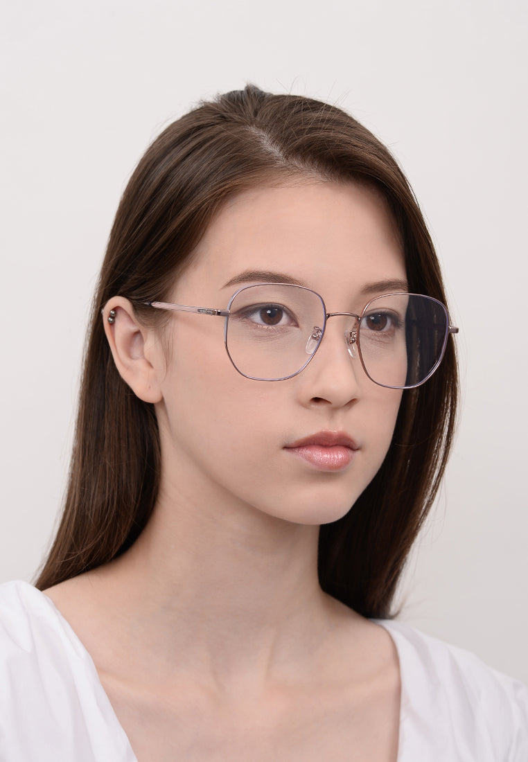 Angular Mixed-Titanium Optical Glasses | JILLSTUART Eyewear