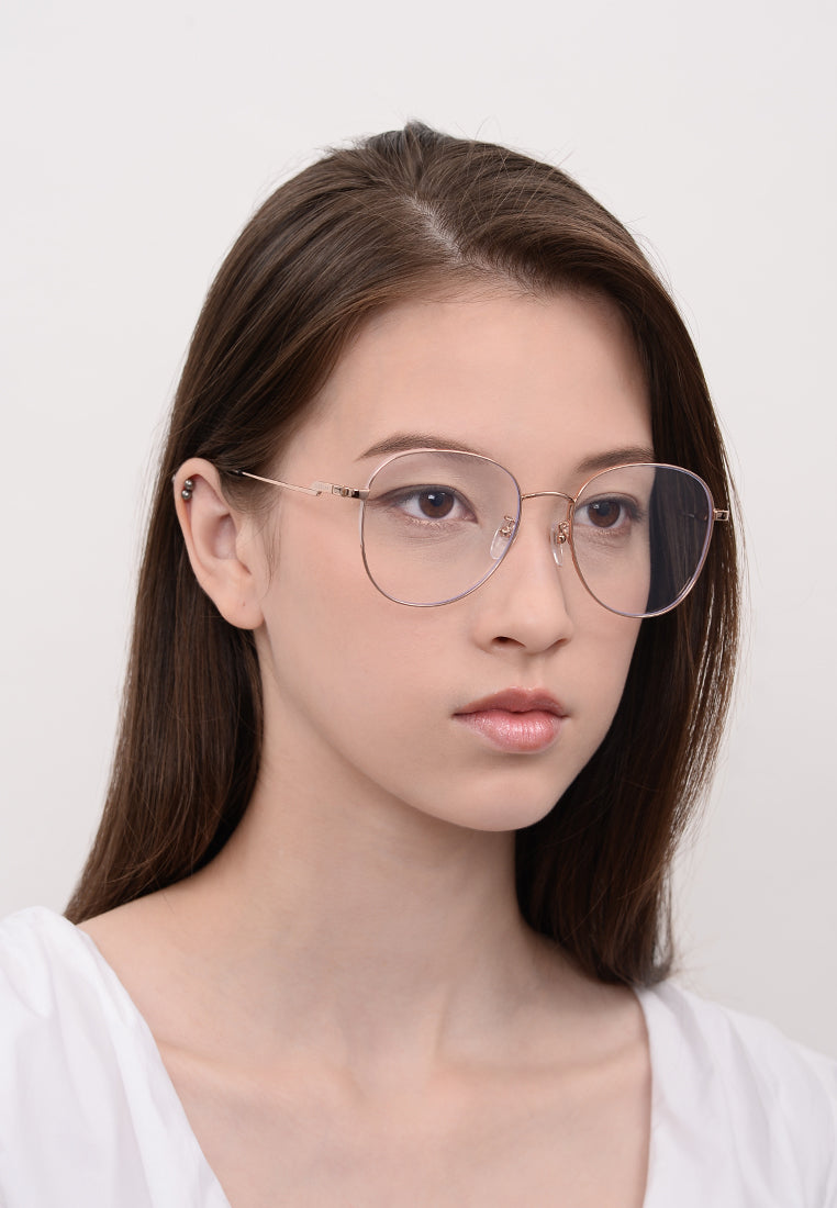 Mixed-Titanium Aviator Optical Glasses | JILLSTUART Eyewear