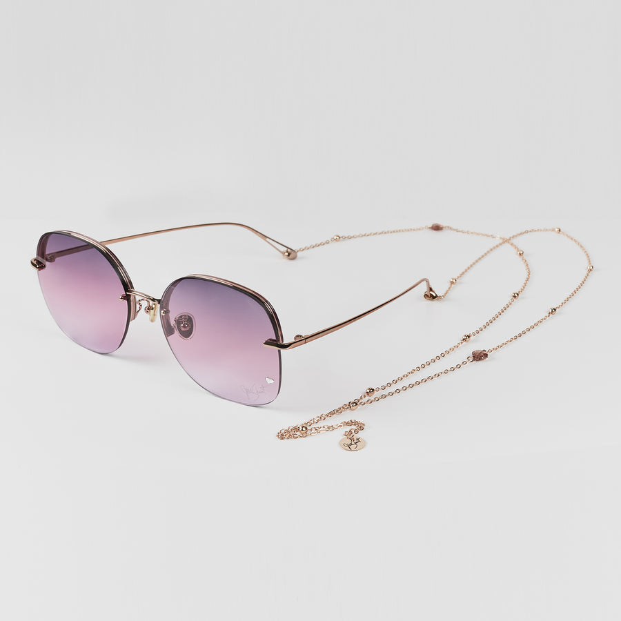 Rectangular Metal Sunglasses | JILLSTUART Eyewear HESTER
